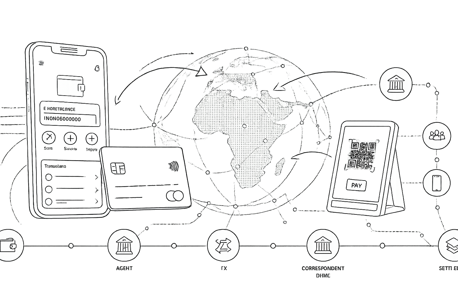 Fintechglobal payments, digital assets and mobile finance network